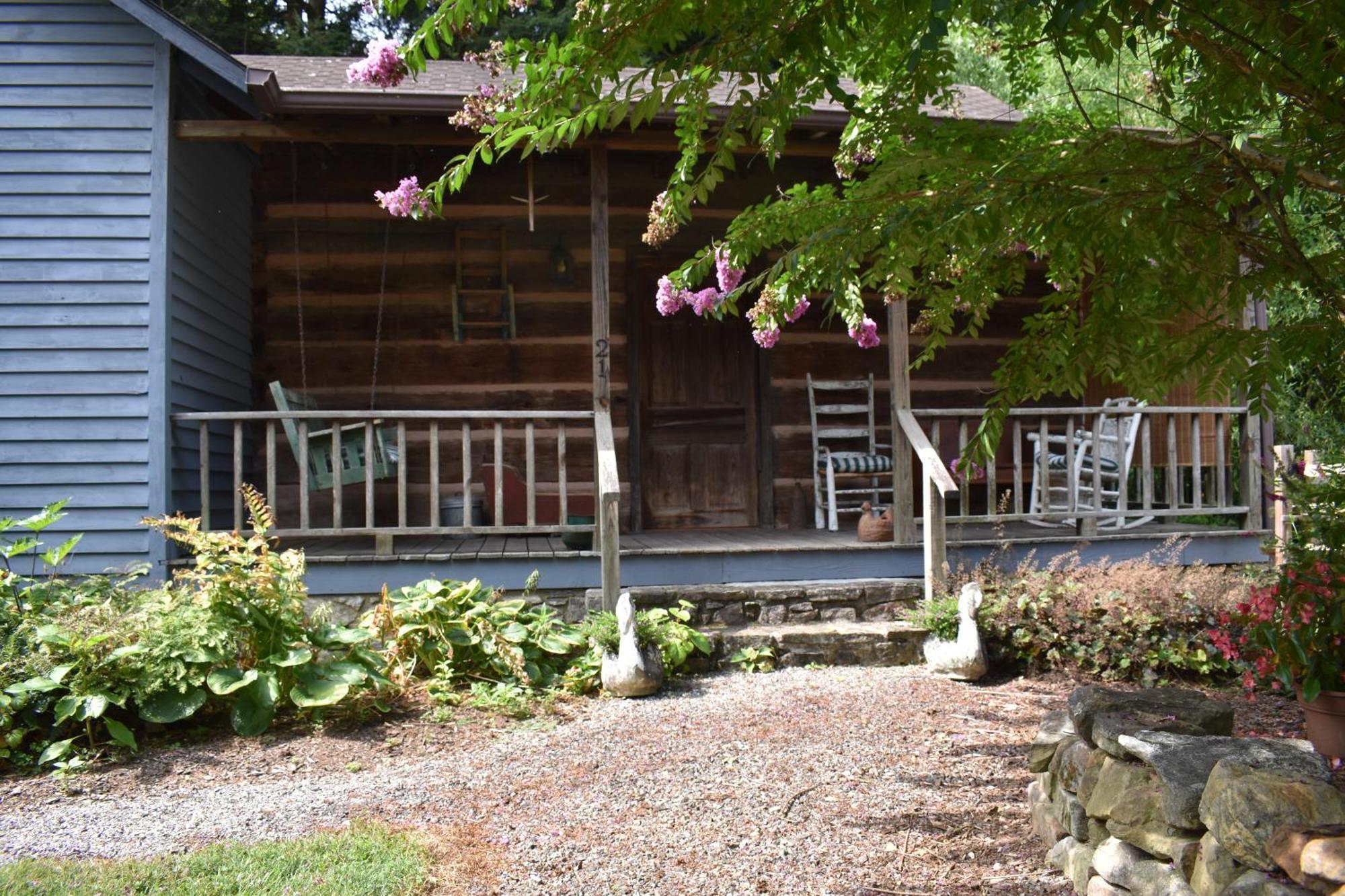 Restored1850S Log Cabin, With Gazebo And Gardens! 1 Mile To Downtown Weaverville Luaran gambar